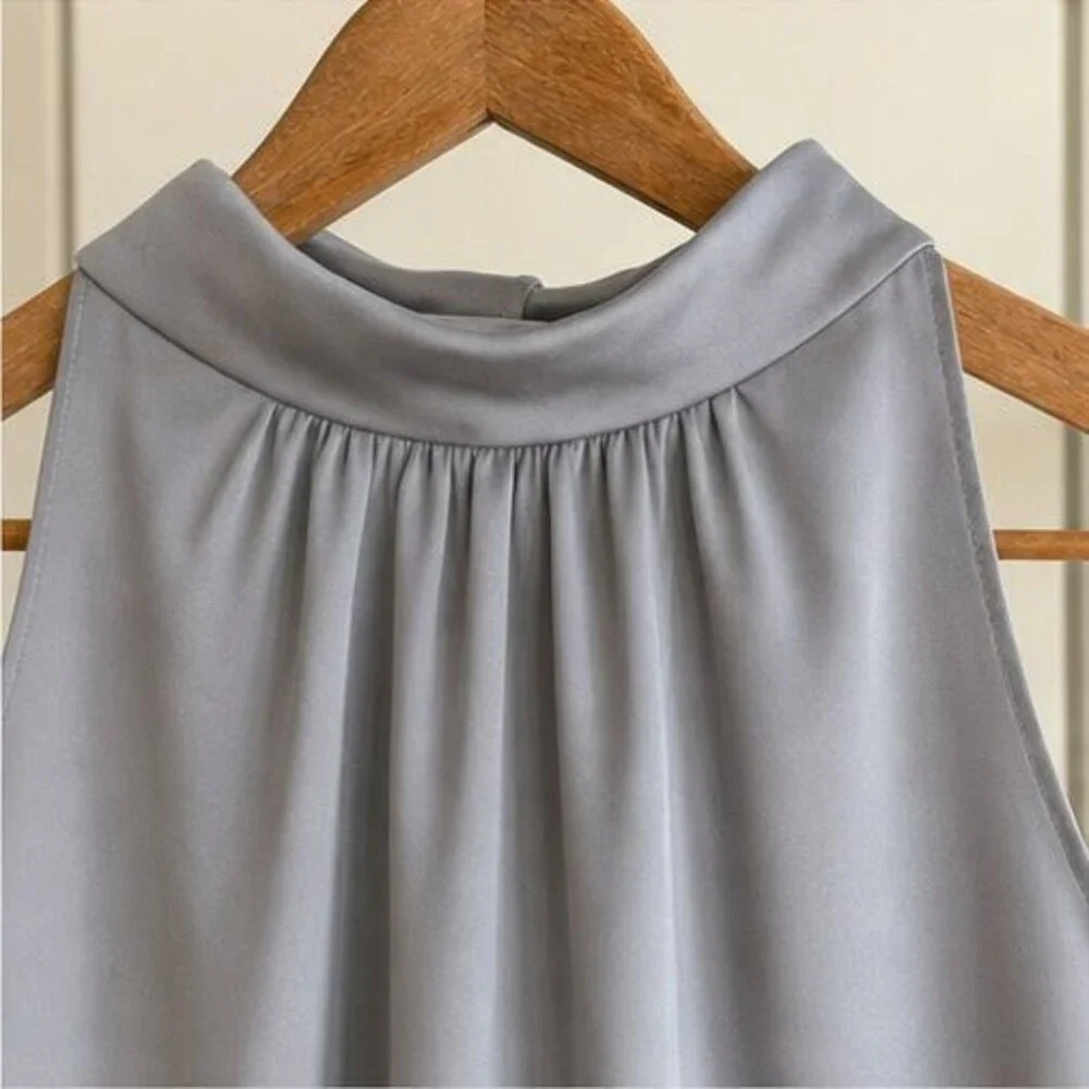 Ivory Pleated Blouse